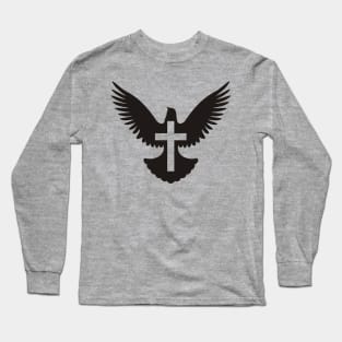 Dove with Cross Long Sleeve T-Shirt